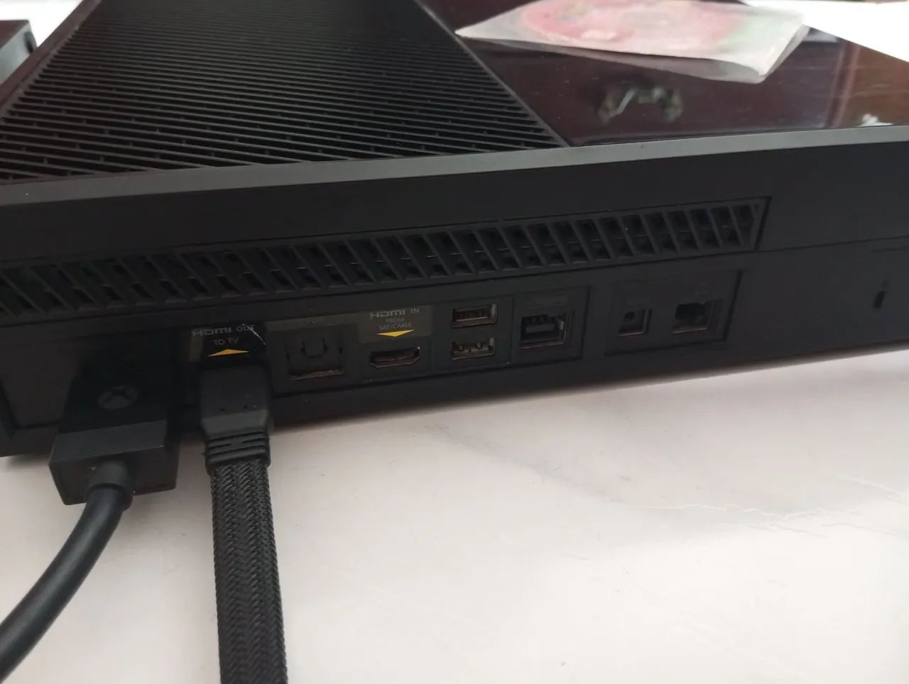 Xbox one FAT - Vídeogame com defeito, completo  - Foto 4