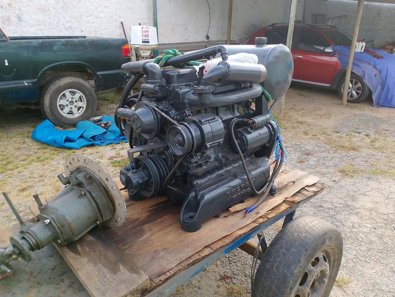 Motor diesel marinizado Isuzu C201( thermo king) - Foto 4