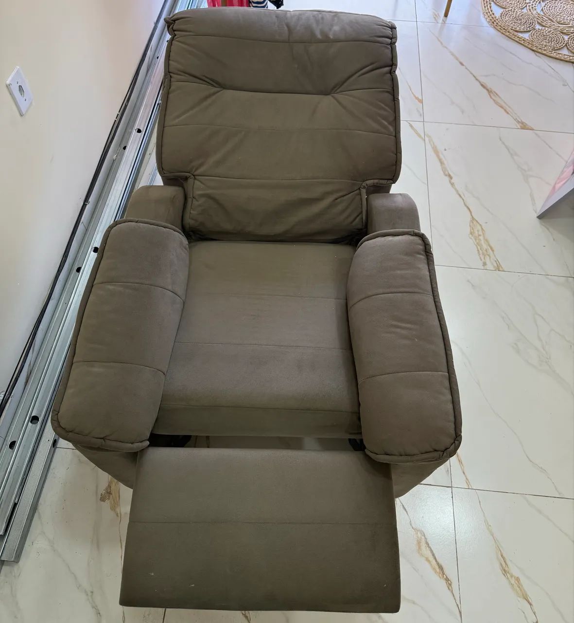 Poltrona papai reclinável suede  - Foto 4