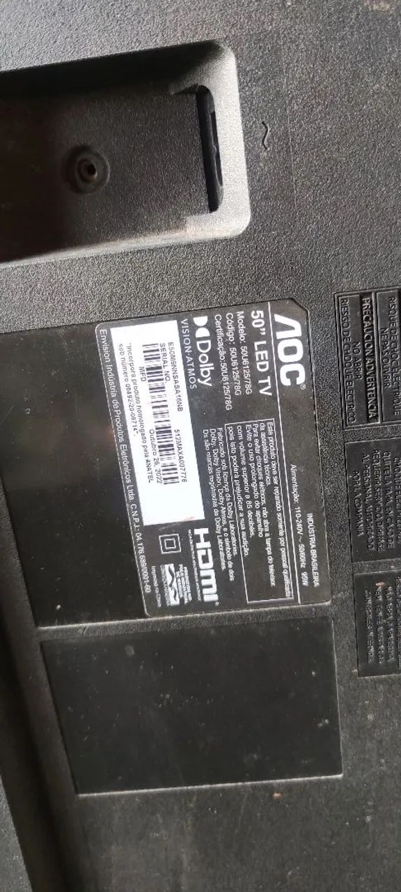 Tv AOC 50" 