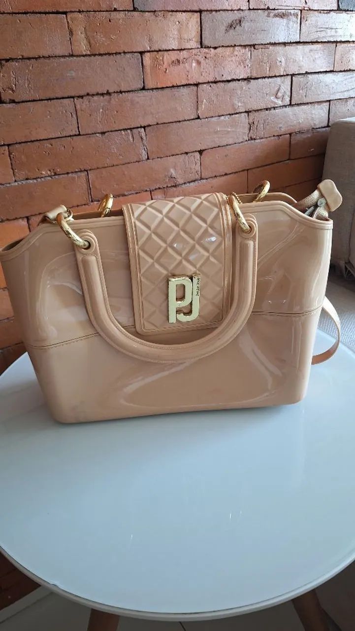 Bolsa bege Petite Jolie