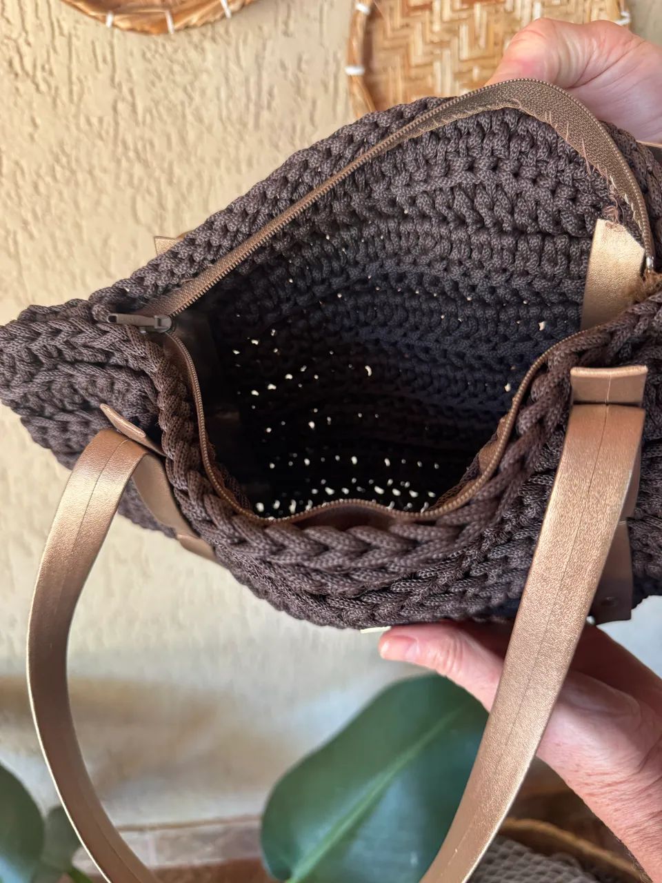 Bolsa de crochê artesanal - Foto 2