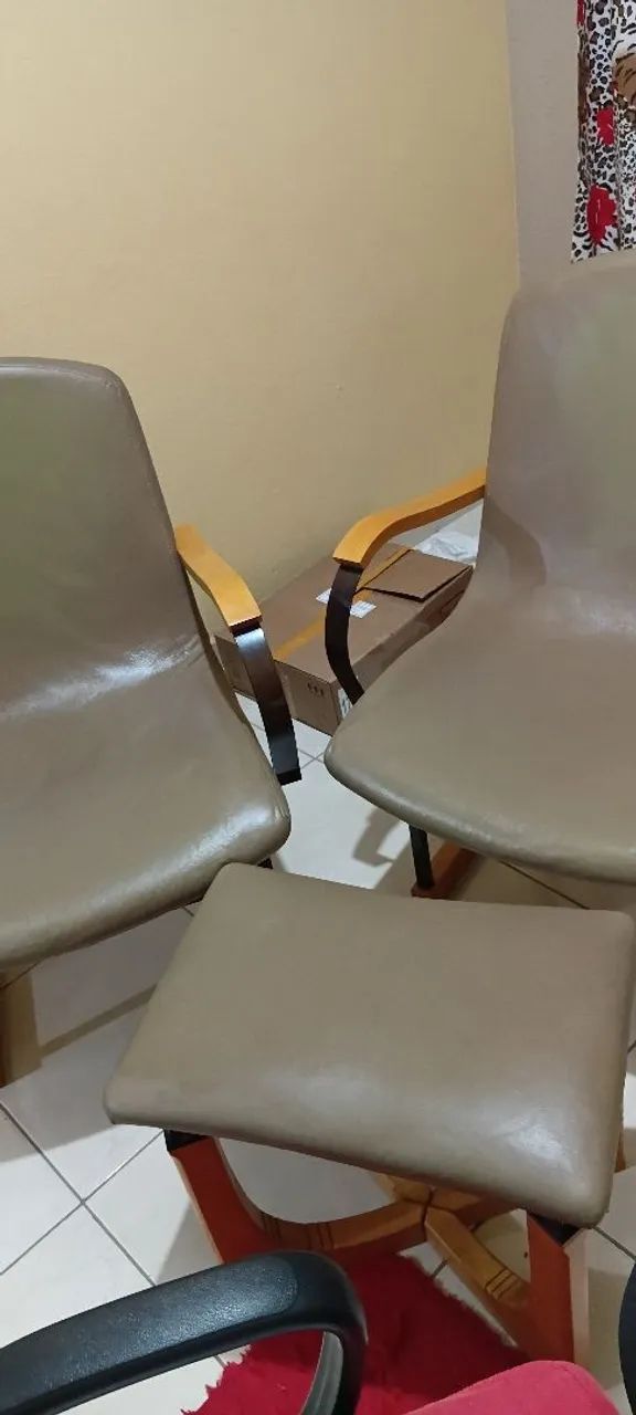 Jogo de poltronas raridade 3 peças 