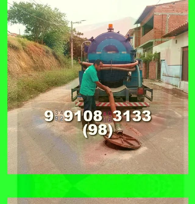 Limpa Fossa: bairros Centro, Turu, Vinhais e Planalto com serviço rápido e eficiente!