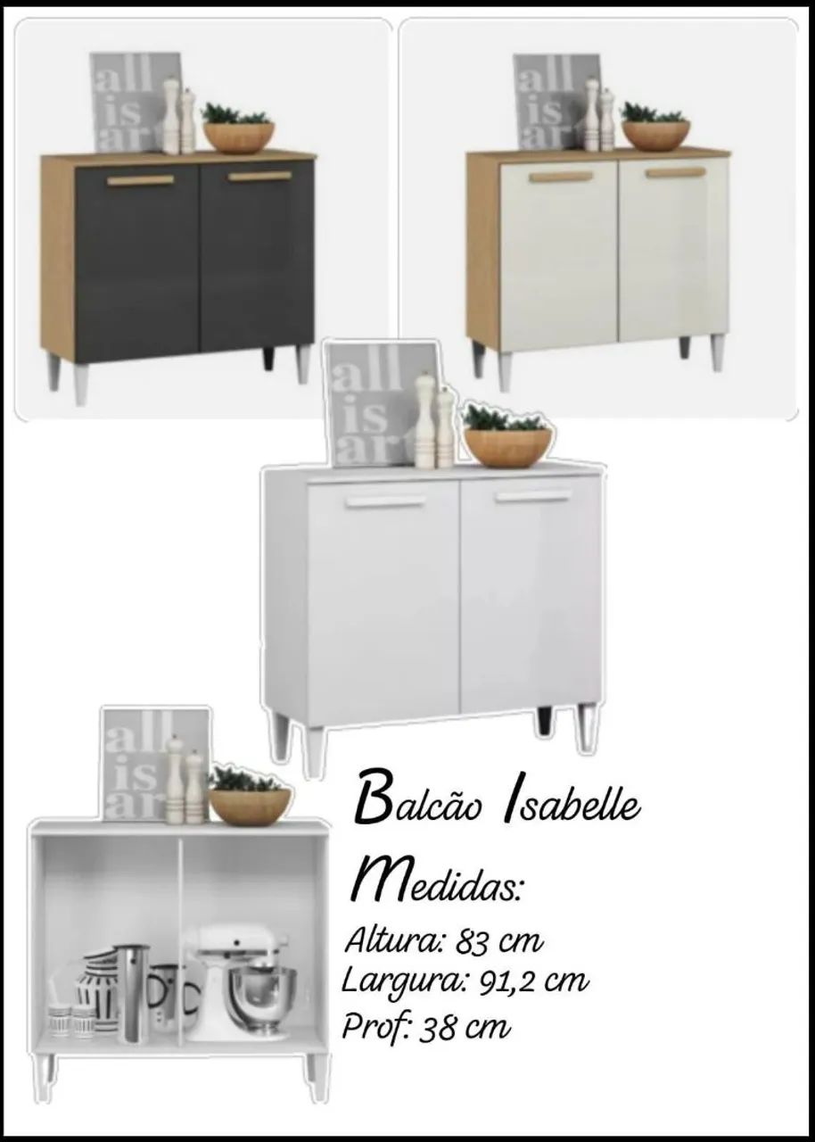 Armário de cozinha balcão 