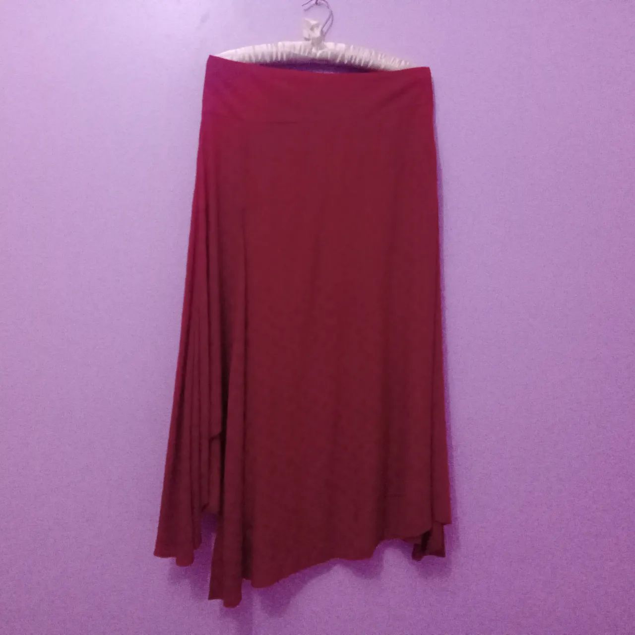 Saia Vermelha Estilo Dramático Pokan - Foto 2