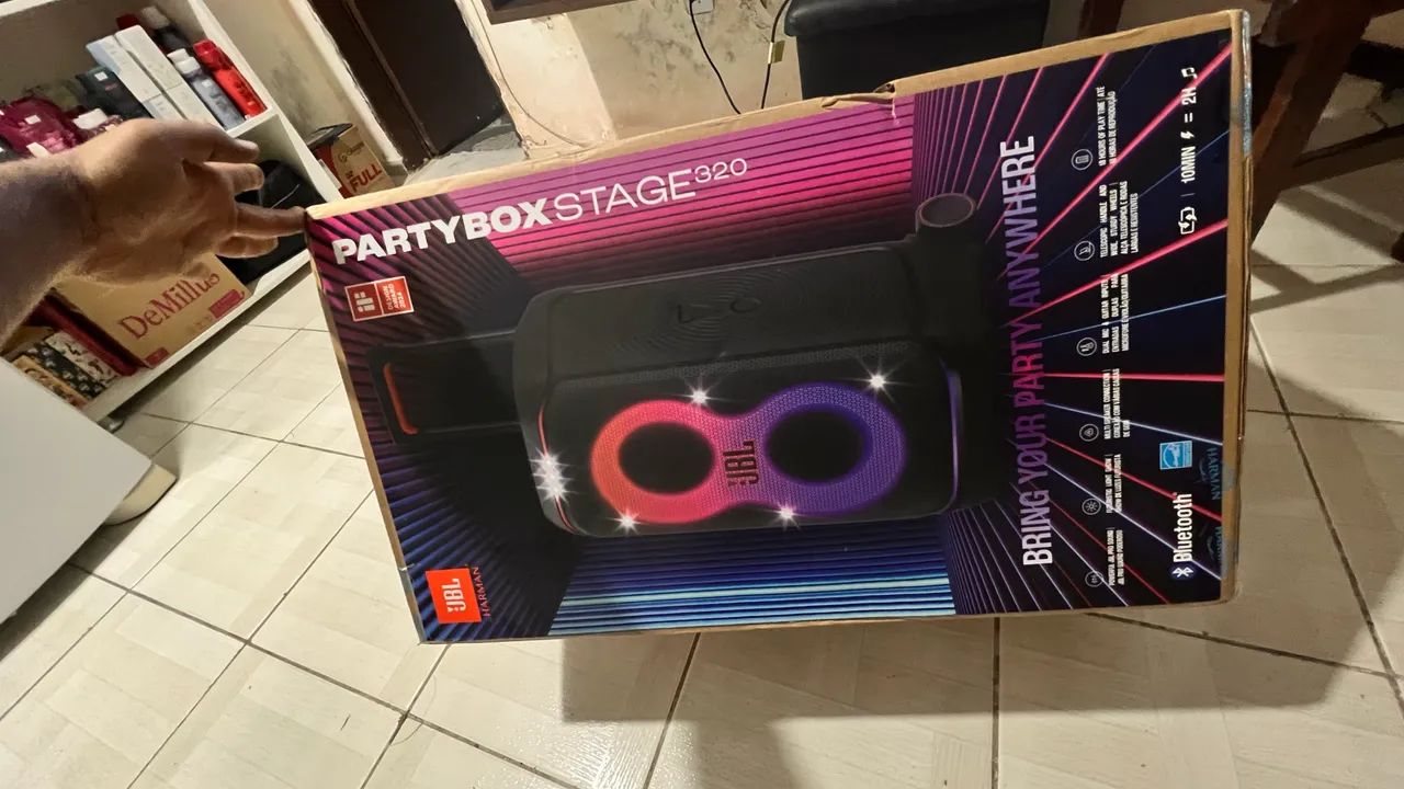 PARTYBOX 320 JBL - NOVA LACRADA *** - Foto 3