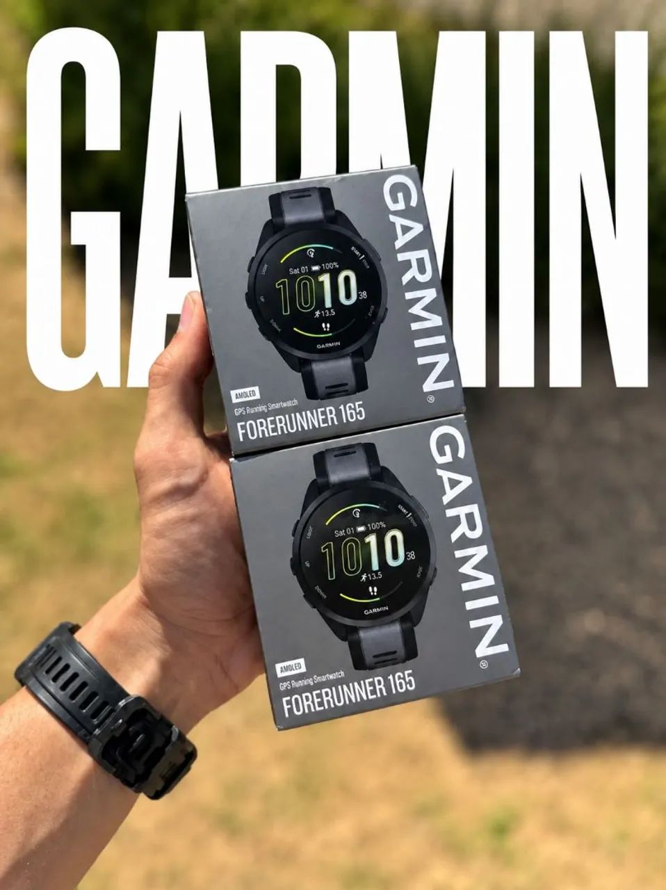 GARMIN FORERUNNER 165 - GPS | AMOLED | NOVO
