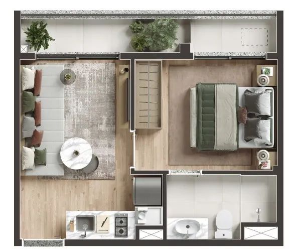 Apartamento - Today Pompeia - 1 Quarto - 26,63m²
