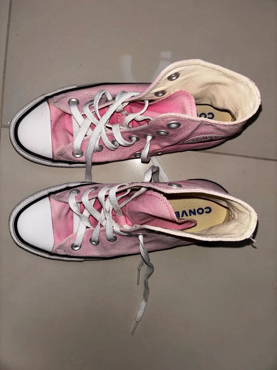 All star cano alto rosa original 