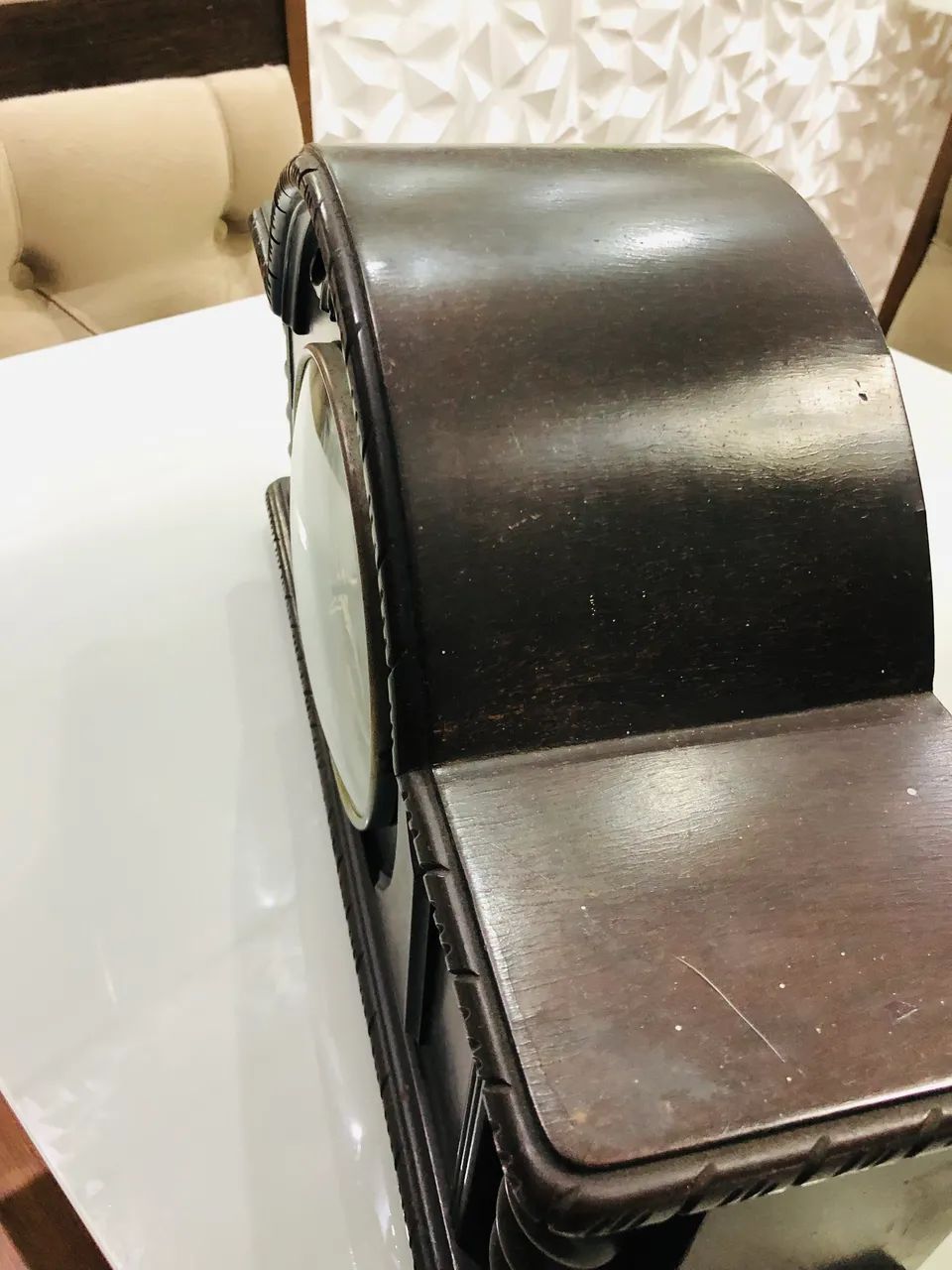 Relógio Antigo de mesa  - Foto 3
