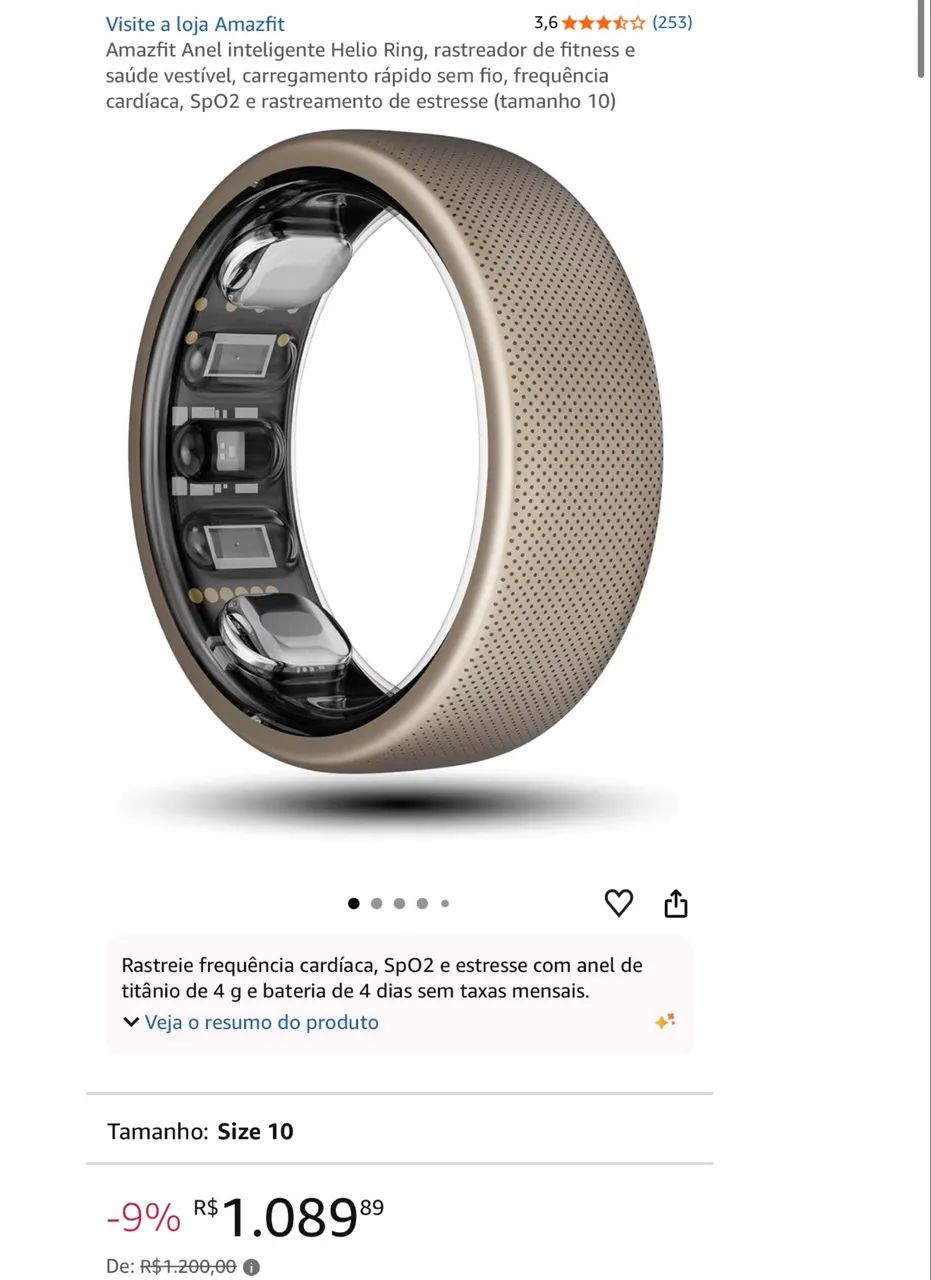 Anel inteligente amazfit - Foto 5