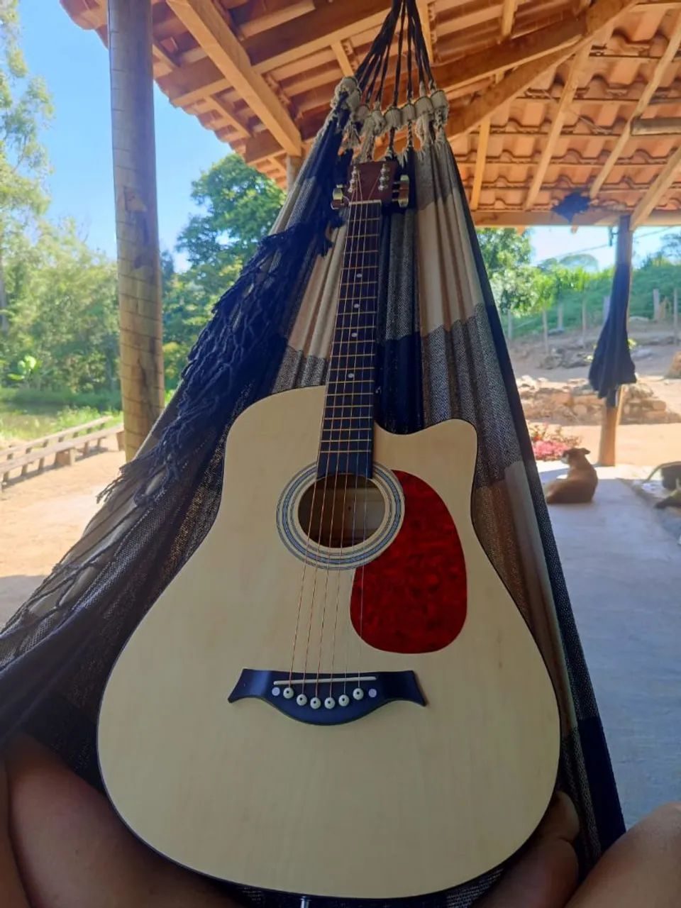 Violão acústico novo
