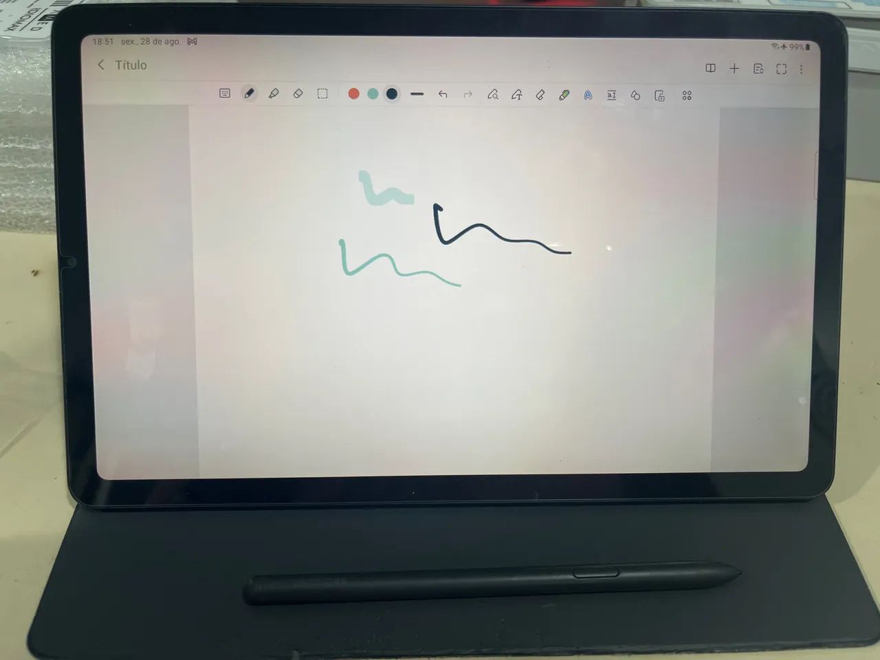 Samsung Tab S6 Lite 64gb + 128gb SD - Foto 4
