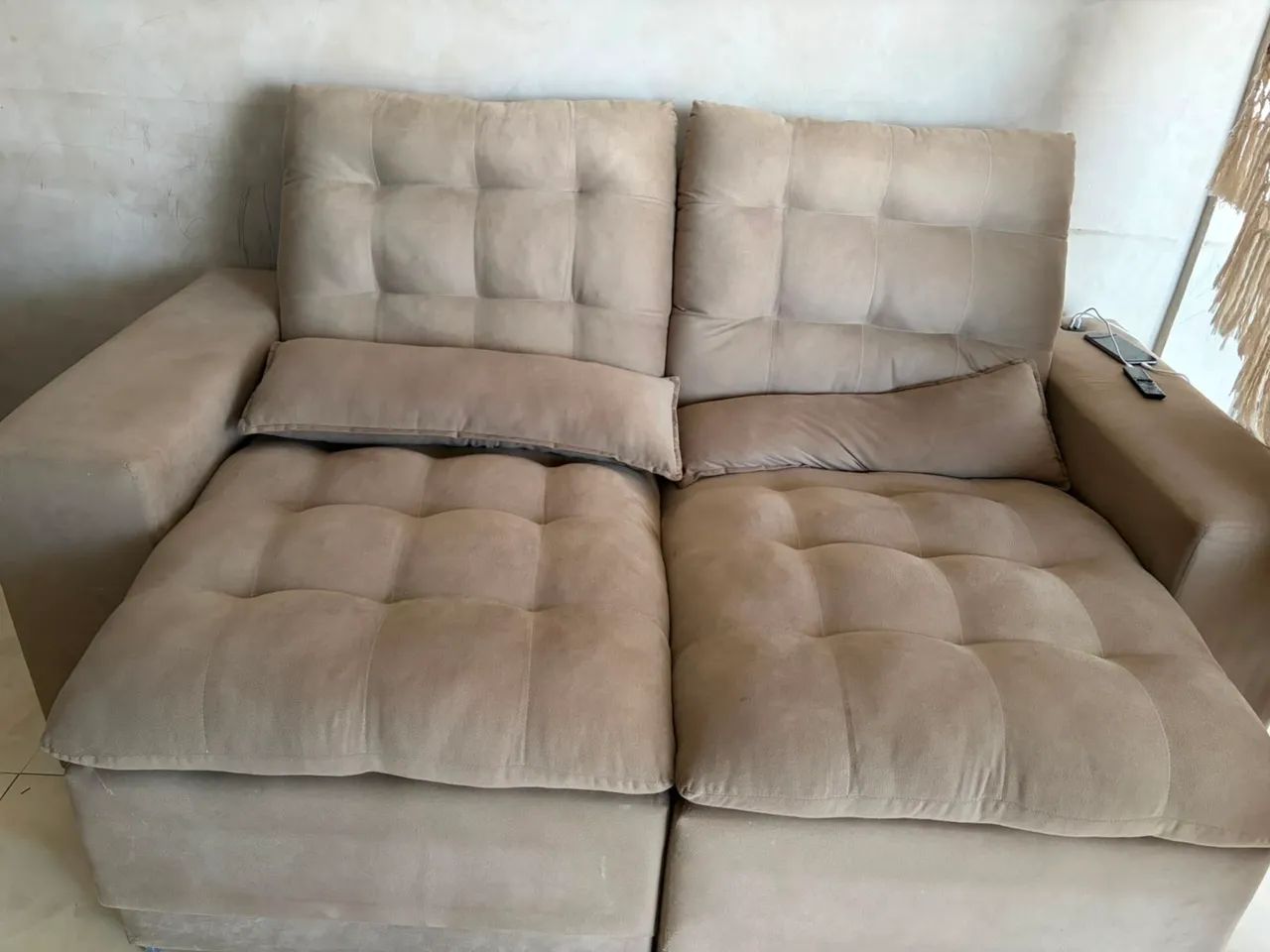 Lindo sofá confortável pra vender logo - Foto 3