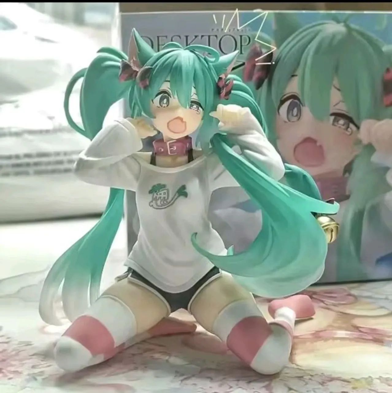 Boneca estatueta Hatsune Miku em Pvc - Foto 3