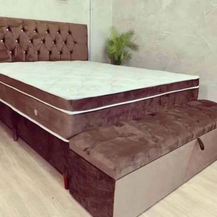 Cama casal  completa molas Bonnel  - Foto 2