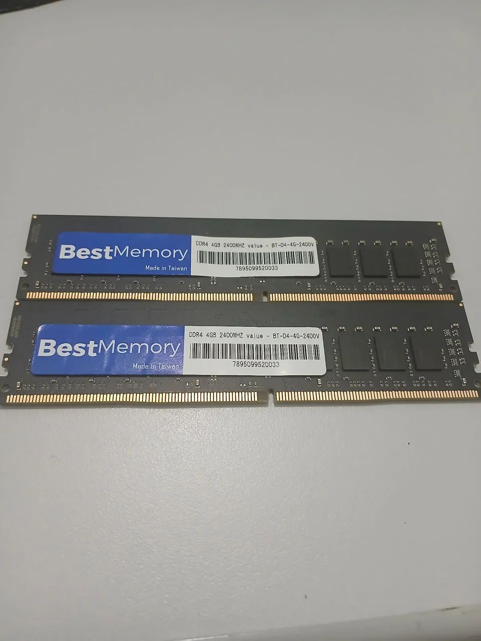 KIT 8GB DDR4 2400MHZ (2X4) MEMÓRIAS LACRADAS - Memória RAM