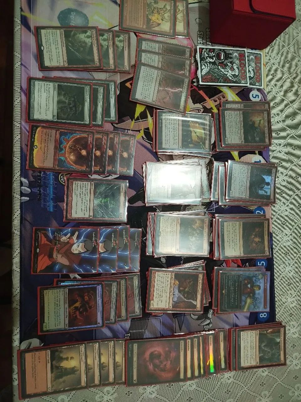 Deck Mono Red Pauper +Sleeves 70% Foil