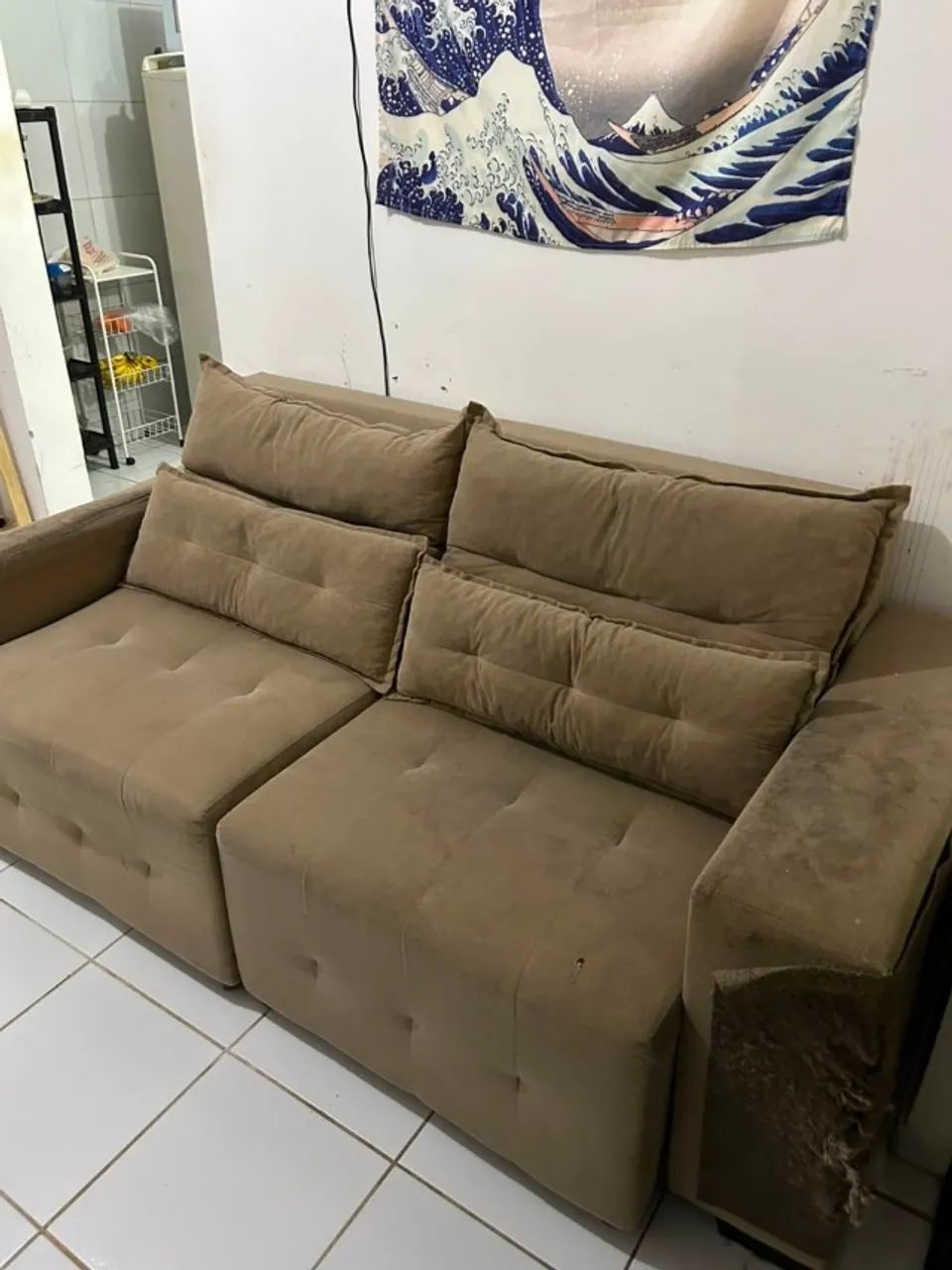 Sofá para 3 ou 4 pessoas - Foto 3