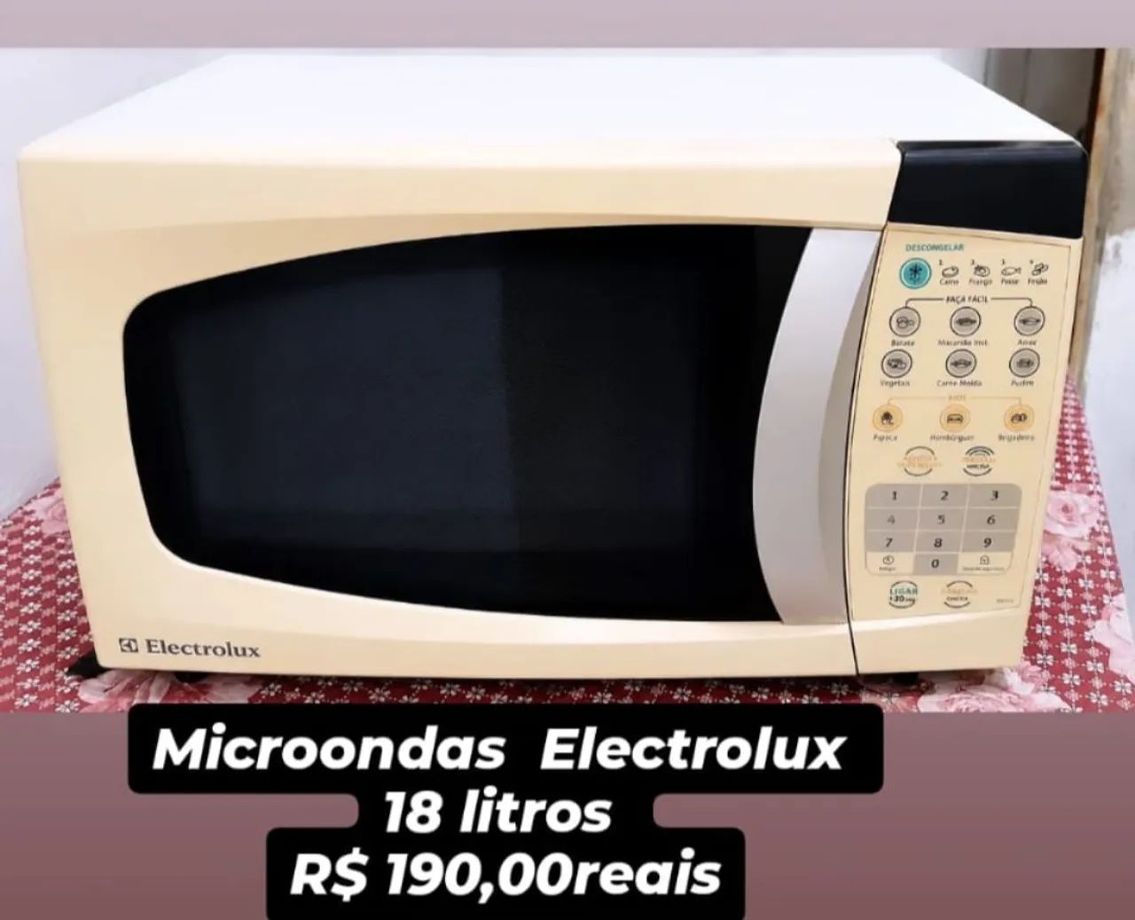 Microondas Electrolux 18 litros 