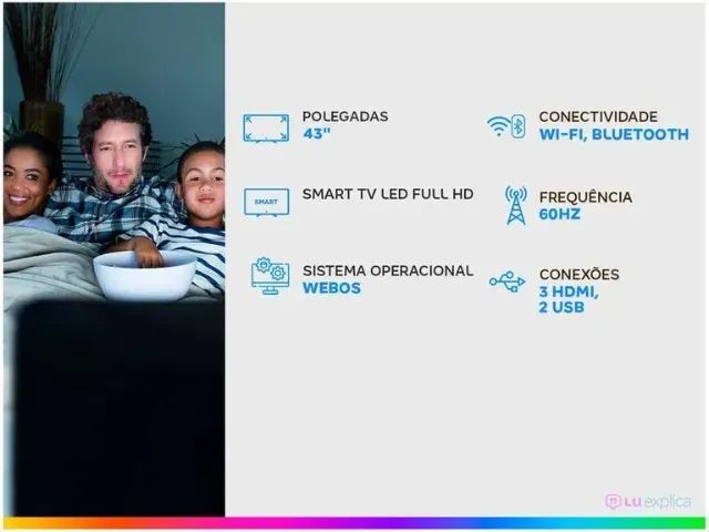 Smart TV LG 43' - AI Thinq - Foto 5