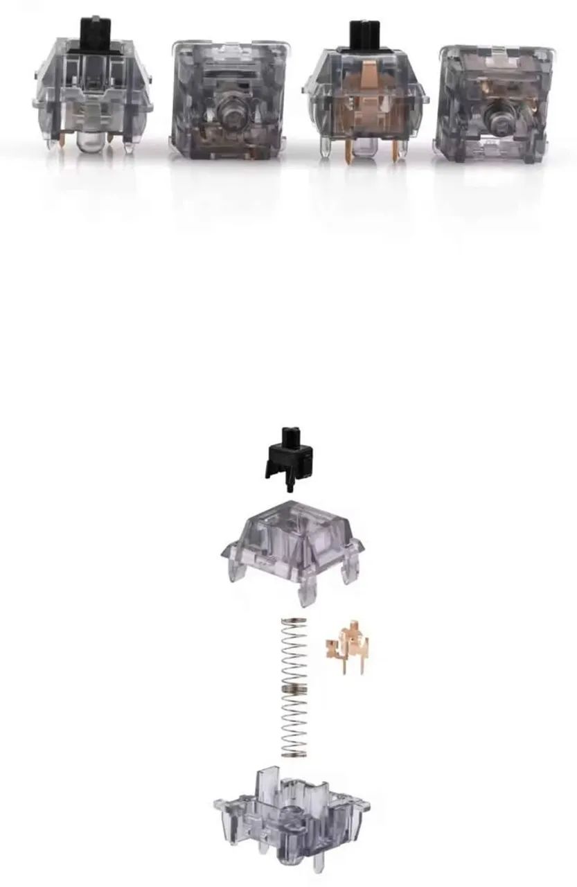 Switch EPOMAKER shadow Black 100 peças - Foto 4
