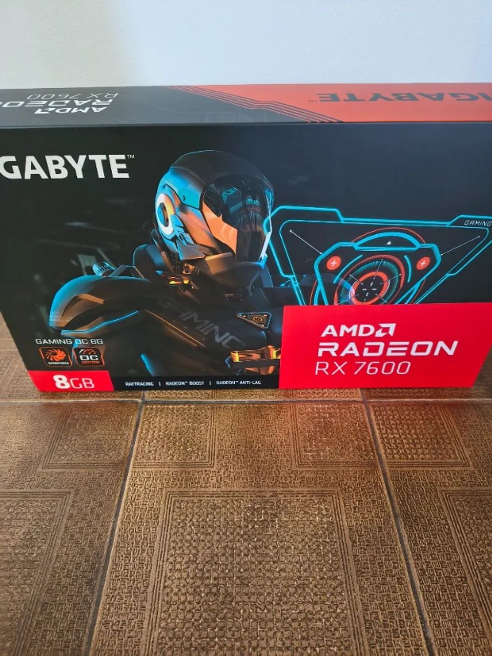 Placa de vídeo RX7600 Gigabyte 8GB