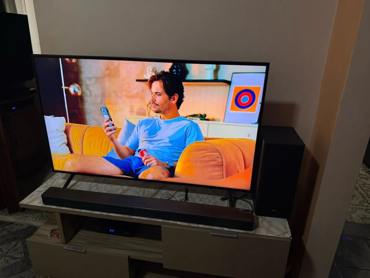 Smart Tv Samsung 4k 50 polegadas - Foto 2