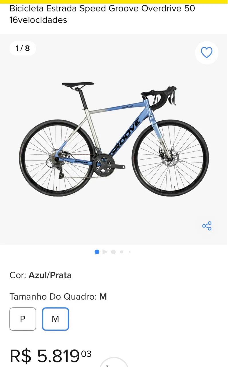 Bicicleta Speed Groove Estrada 50 - Foto 6