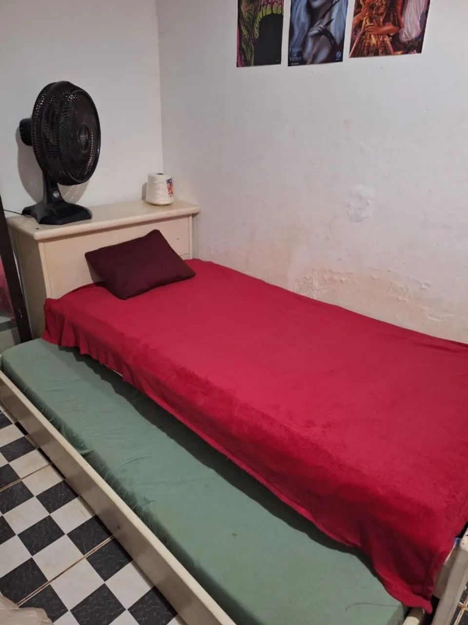 Cama baú com cama auxiliar 