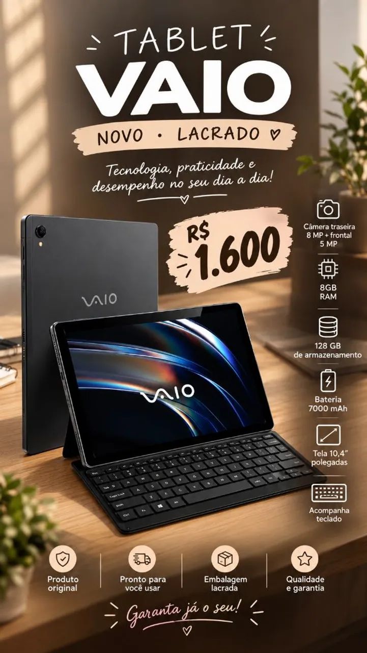 Tablet VAIO TL10 lacrado
