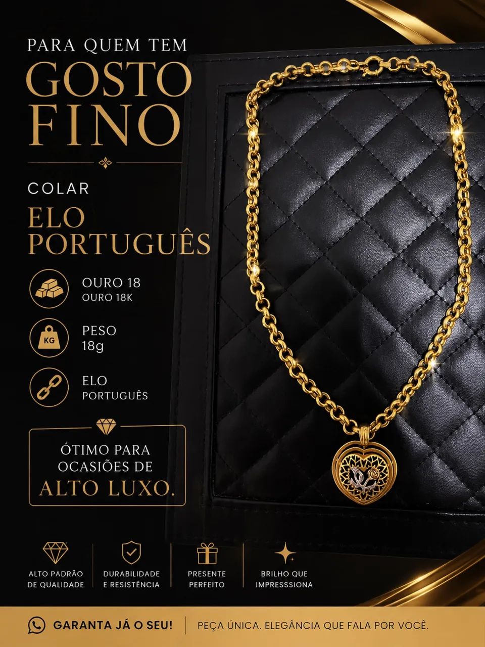 Colar em ouro 18k 
