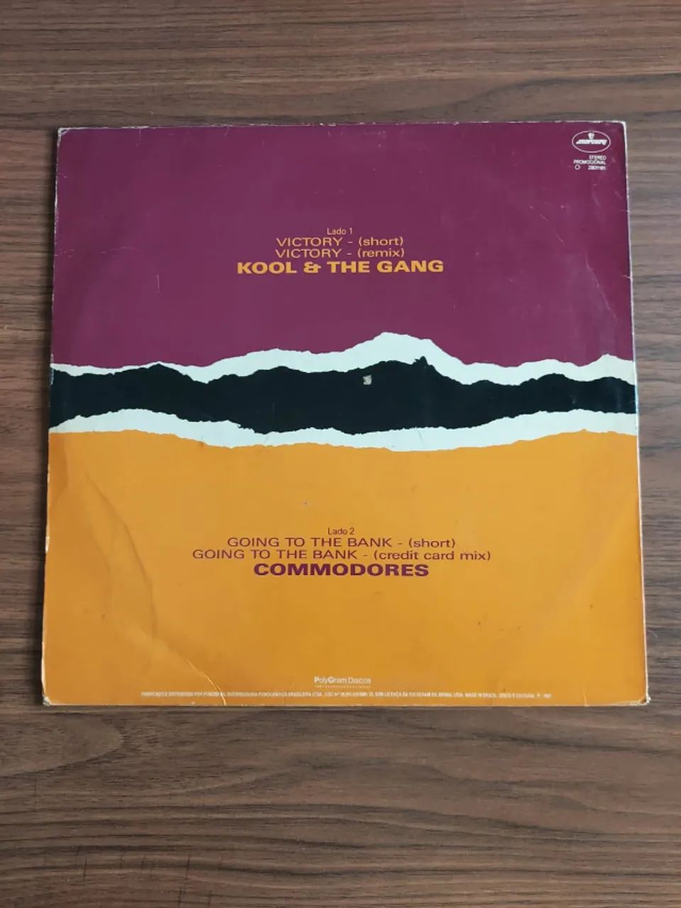 Disco de Vinil: Kool & The Gang e Commodores: " Victory" e Going to the bank"