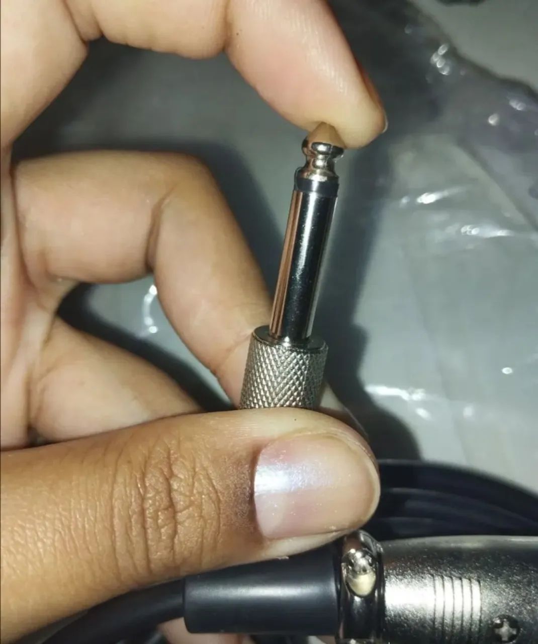 VENDO (2 CABOS) DE MICROFONE P10. - Foto 4