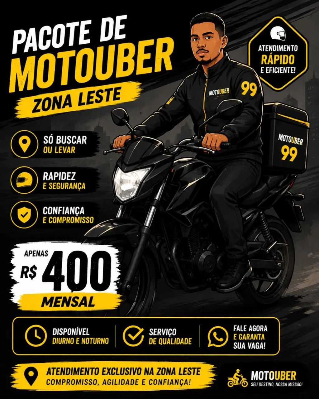 Motouber hélisson disponível 