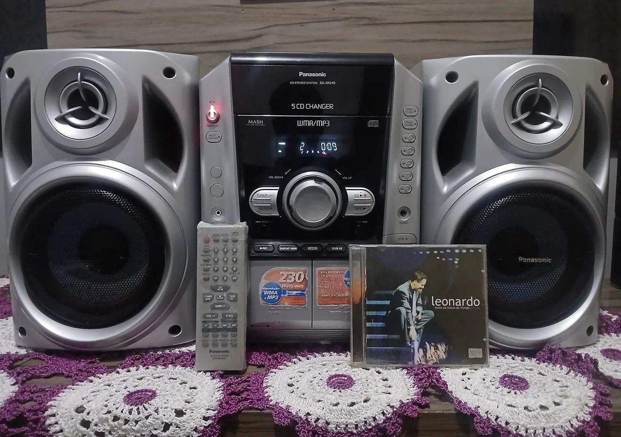 Mini system Panasonic 230W RMS 