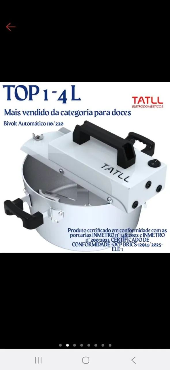 Panela de mexer doces automática  - Foto 4