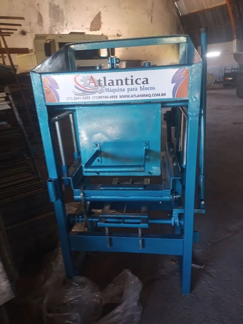 Máquina de bloco manual 