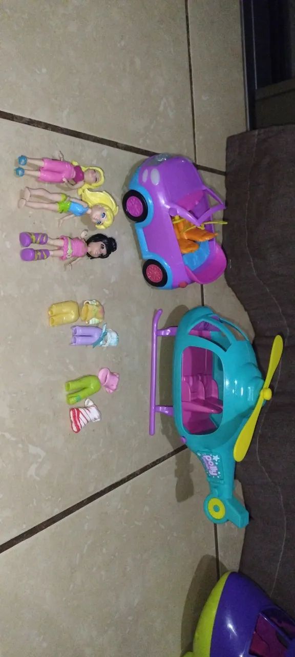 HELICÓPTERO E CARRO DA POLLY POCKET - Foto 2