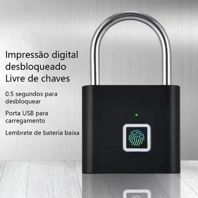 Cadeado Digital Recarregável