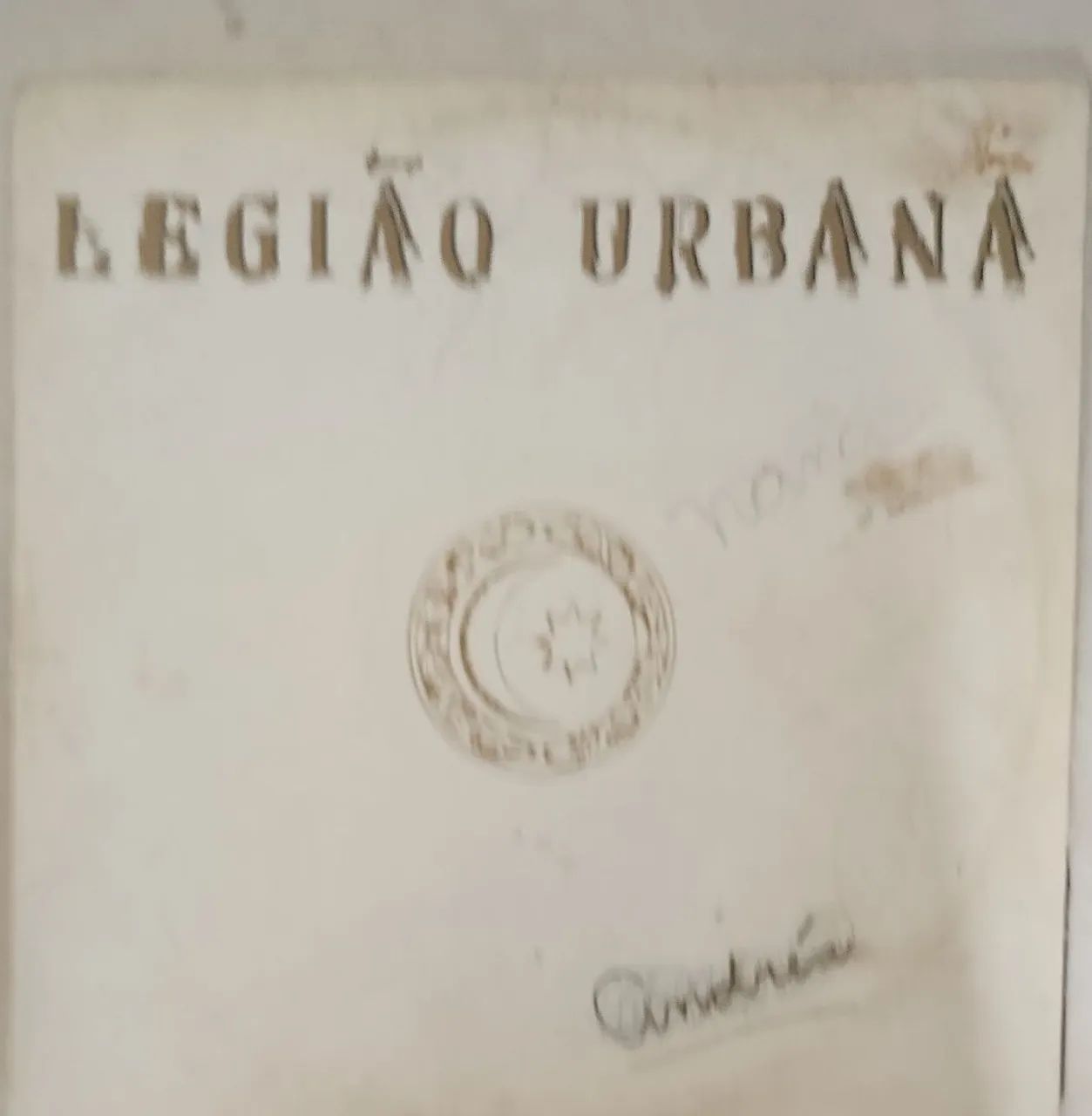 Disco de vinil Legião urbana 