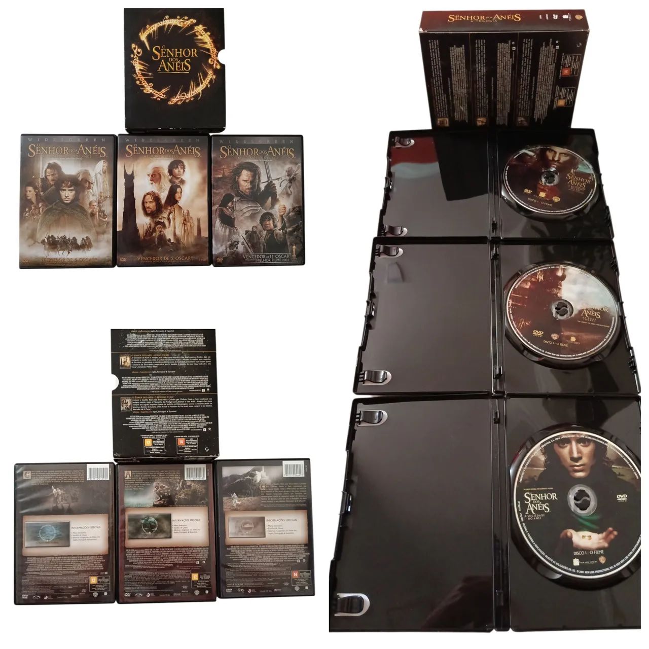 Box DVDs O senhor dos Anéis - Tricologia  - Foto 3