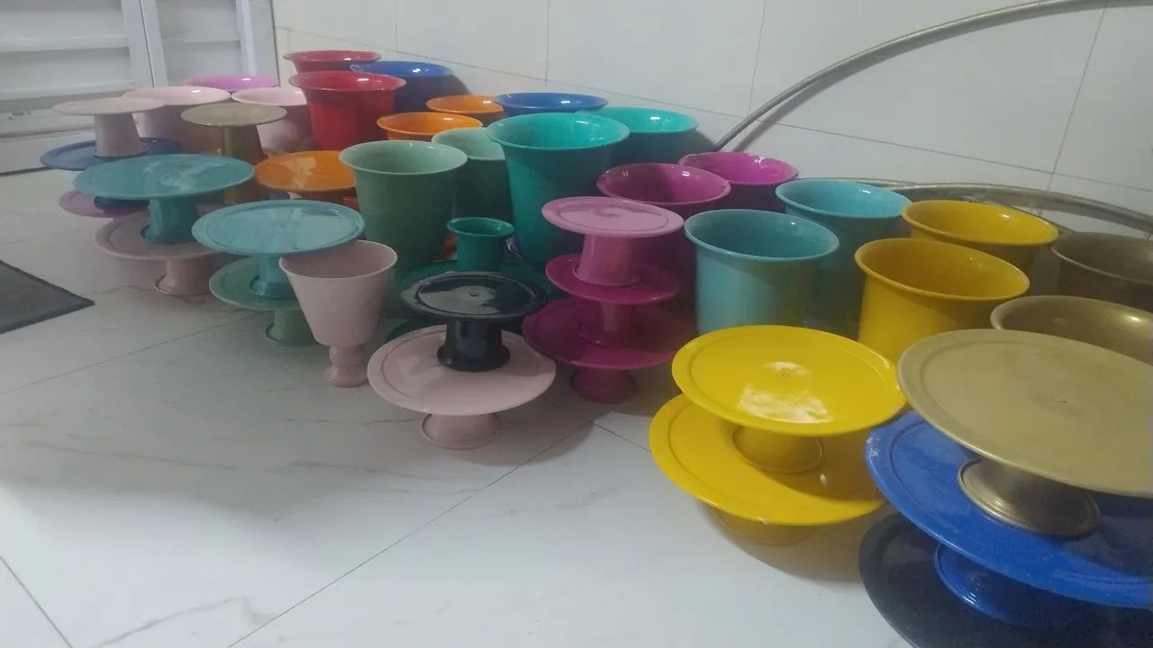 Artigos para decoraçaobandeijas e vasos para decoraçao - Foto 2