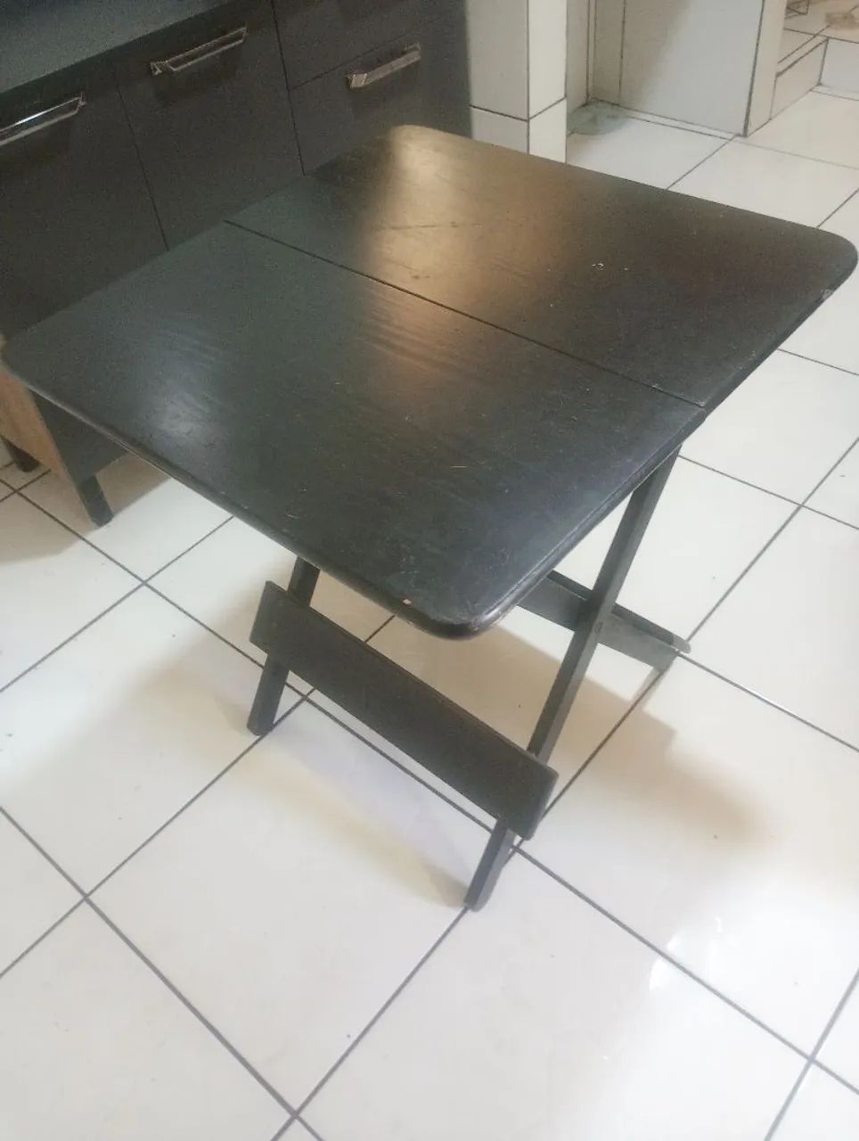 Mesa de madeira dobrável - Foto 2