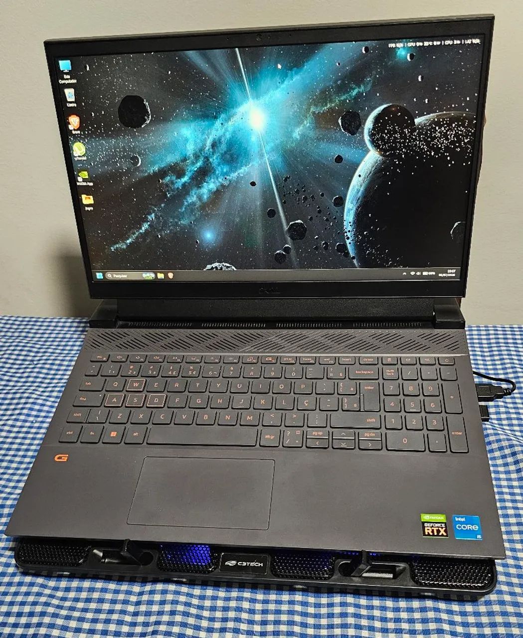 Notebook de alta performance e gamer Dell g15