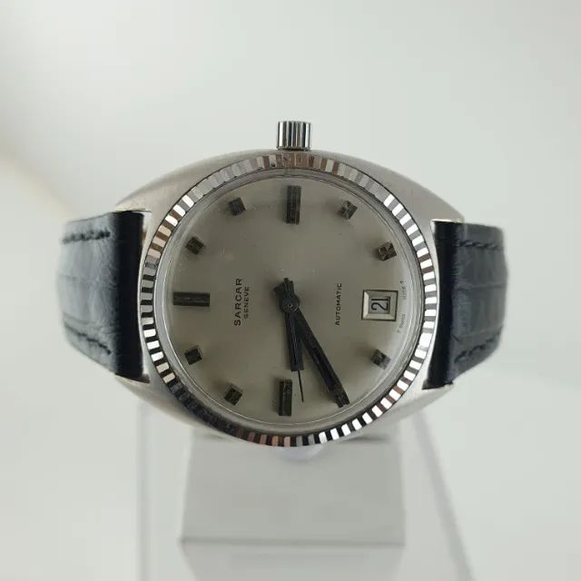 Relógio Sarcar Automático Swiss Mod 107 Vintage Raridade  - Foto 3