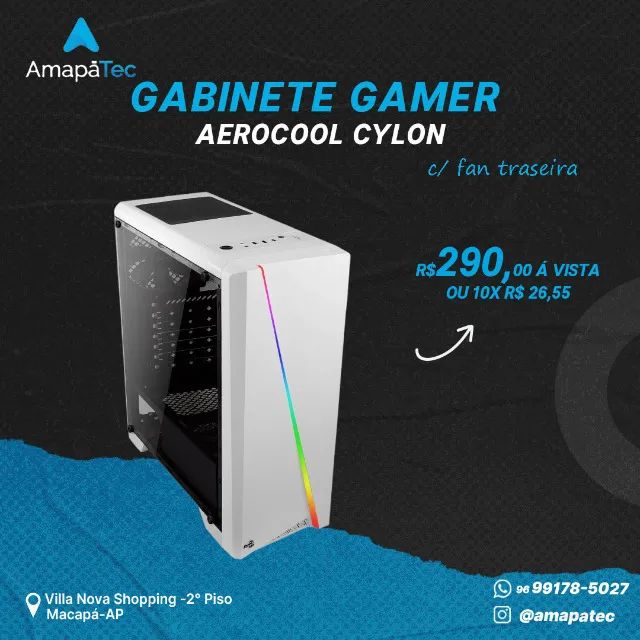 Gabinete  Aerocool Rgb Cylon Branco