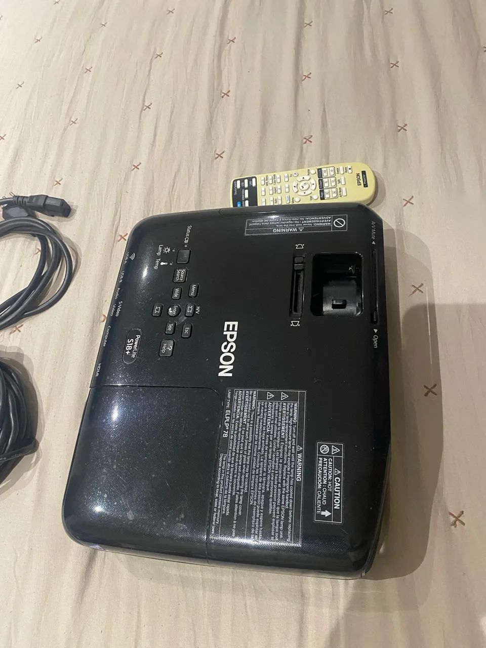 Projetor Epson S18+ Excelente estado!!! - Foto 4