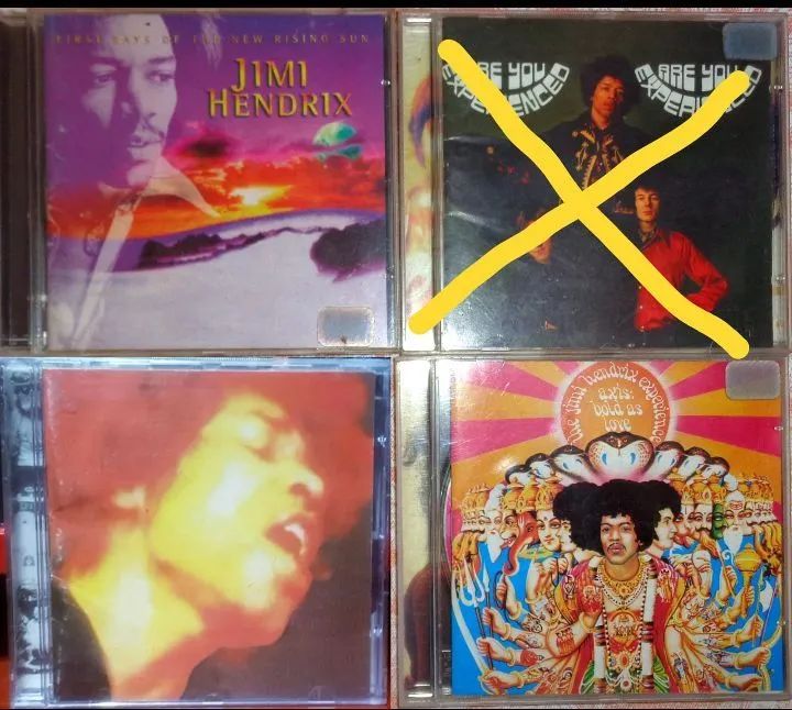 3 CDs Jimi Hendrix. Rock
